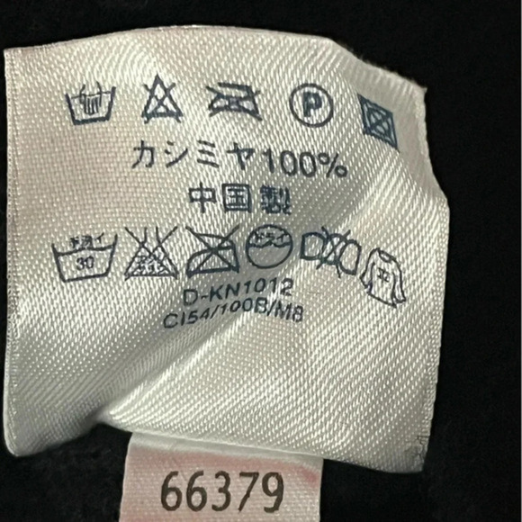 Lands End Classic Contemporary Cashmere Short sleeve Sweater Black Luxury - Picture 9 of 10